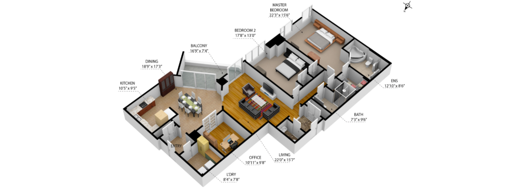 3D Floor Plans